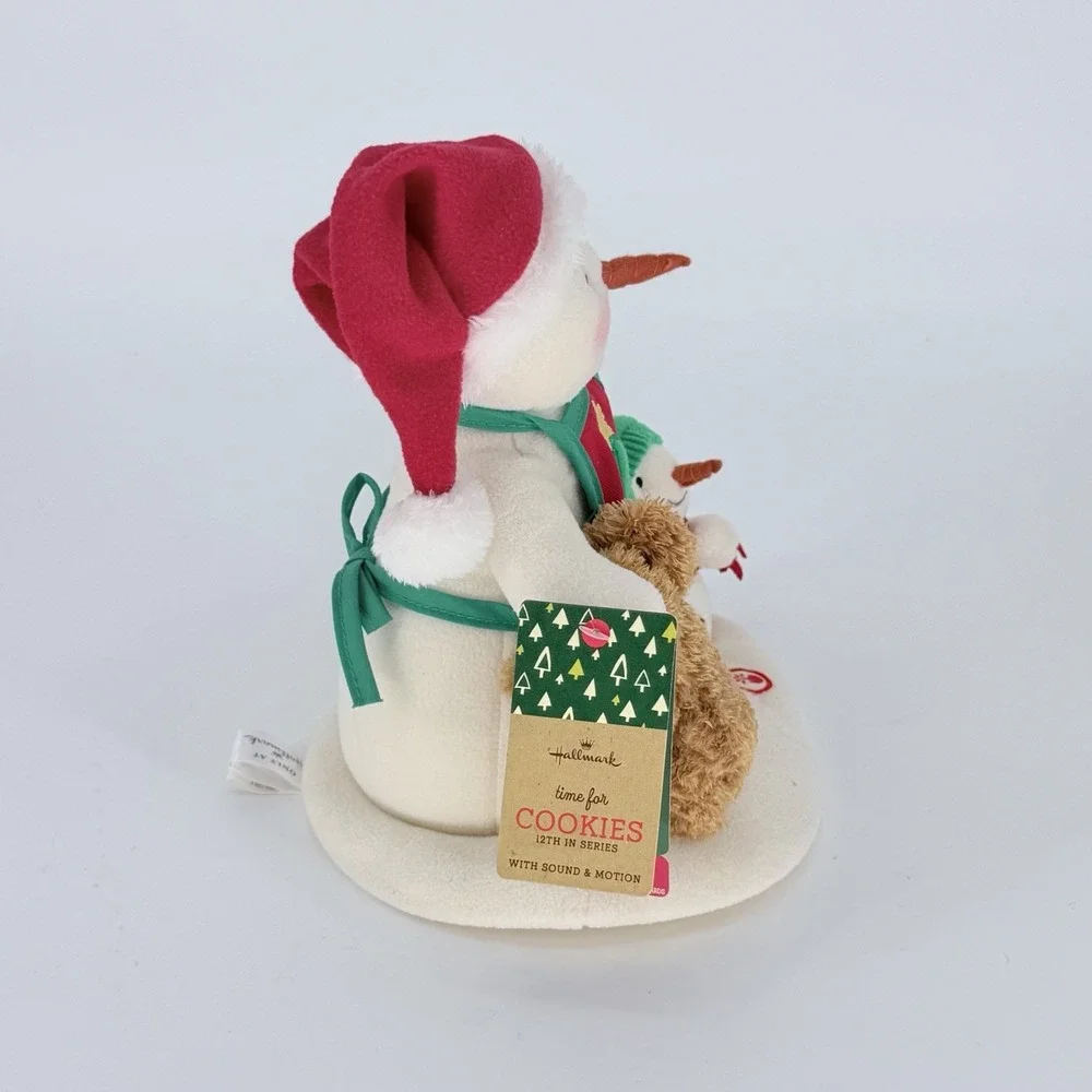 Hallmark Jingle Pals Time for Cookies 2015 Snowman Plush Animated Music‎ NWT